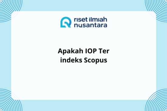 Apakah IOP Terindeks Scopus
