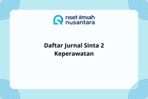 Daftar Jurnal Sinta 2 Keperawatan