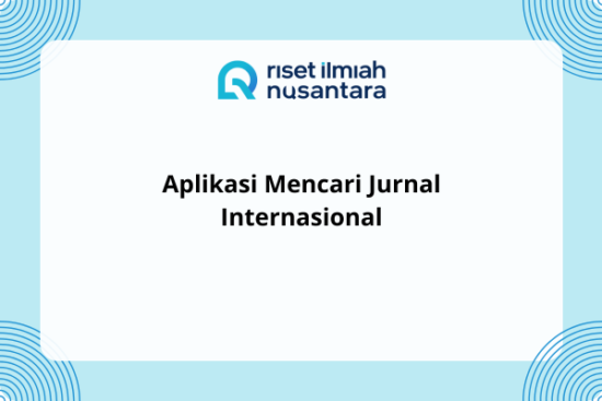 Aplikasi Mencari Jurnal Internasional