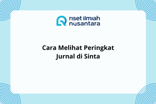 Cara Melihat Peringkat Jurnal di Sinta