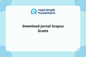 Download Jurnal Scopus Gratis