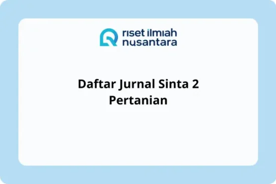 Daftar Jurnal Sinta 2 Pertanian