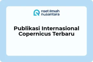 publikasi internasional copernicus terbaru