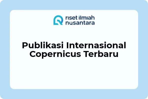 publikasi internasional copernicus terbaru