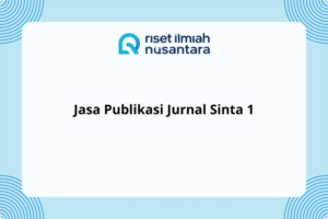 Jasa Publikasi Jurnal Sinta 1