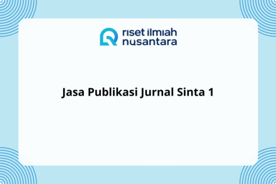 Jasa Publikasi Jurnal Sinta 1