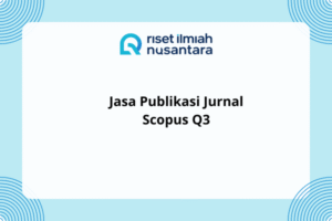 Jasa Publikasi Jurnal Scopus Q3