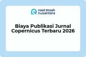 biaya publikasi ujrnal copernicus terbaru