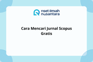 Cara Mencari Jurnal Scopus Gratis