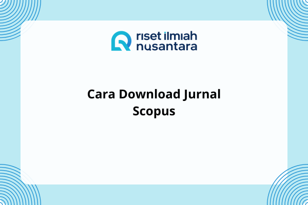 Cara Download Jurnal Scopus