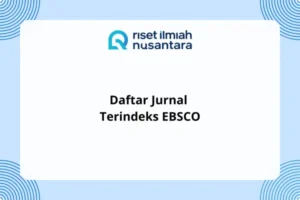 Daftar Jurnal Terindeks EBSCO