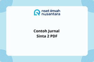 Contoh Jurnal Sinta 2 PDF